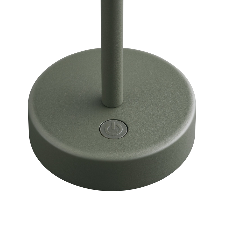 Nordlux - LED himmennettävä ladattava ulkokäyttöinen pöytävalaisin ELLEN LED/2,8W/3,7V 2200 mAh IP44 vihreä