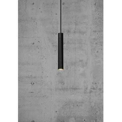 Nordlux - Himmennettävä LED-kattokruunu johdossa OMARI LED/4,4W/230V musta