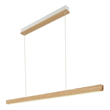 Nordlux - himmennettävä LED-riippuvalaisin johdolla ILGAS LED/47W/230V 3000K beige/valkoinen/saarni 115 cm
