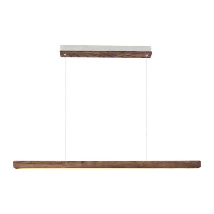 Nordlux - LED-himmennettävä riippuvalaisin vaijerilla ILGAS LED/47W/230V 3000K ruskea/saarni 115 cm