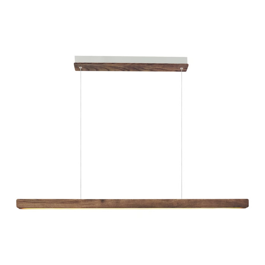 Nordlux - LED-himmennettävä riippuvalaisin vaijerilla ILGAS LED/47W/230V 3000K ruskea/saarni 115 cm