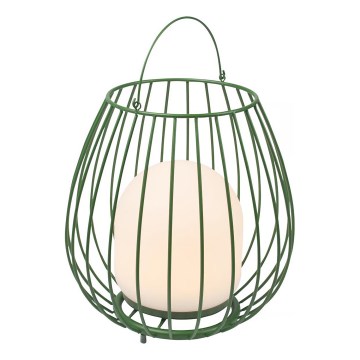 Nordlux - JIM TO-GO, himmennettävä ulkokäyttöön tarkoitettu kannettava LED-valaisin LED/3W/3,7V IP54 5000 mAh, vihreä