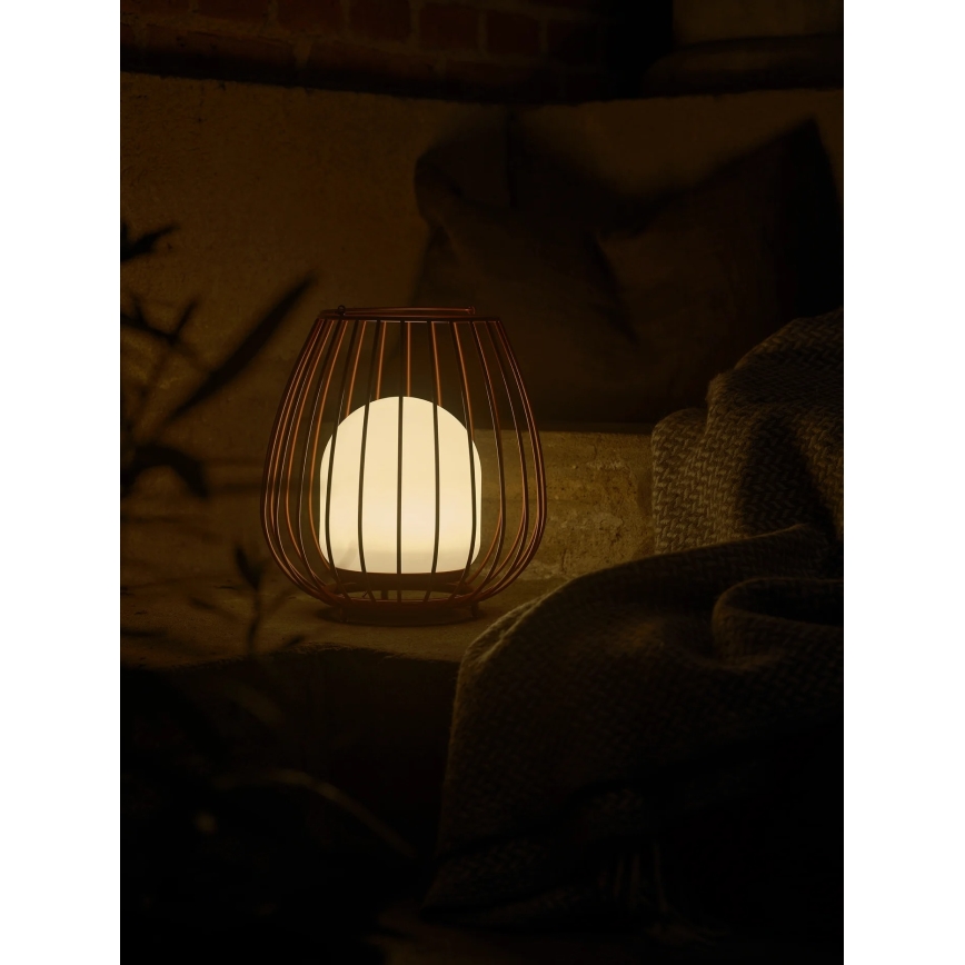 Nordlux - JIM TO-GO LED, himmennettävä ulkokäyttöön tarkoitettu kannettava valaisin LED/3W/3,7V IP54 5000 mAh punainen