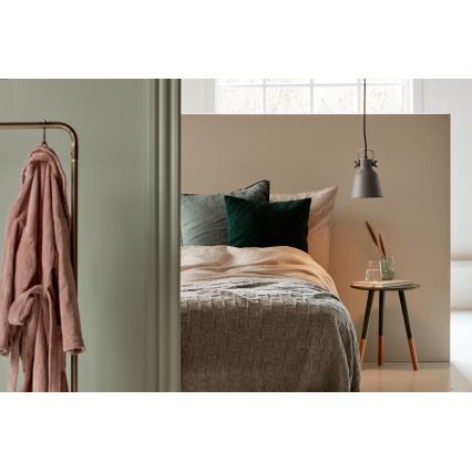 Nordlux - Kattokruunu johdossa ADRIAN 1xE27/25W/230V halkaisija 25 cm harmaa