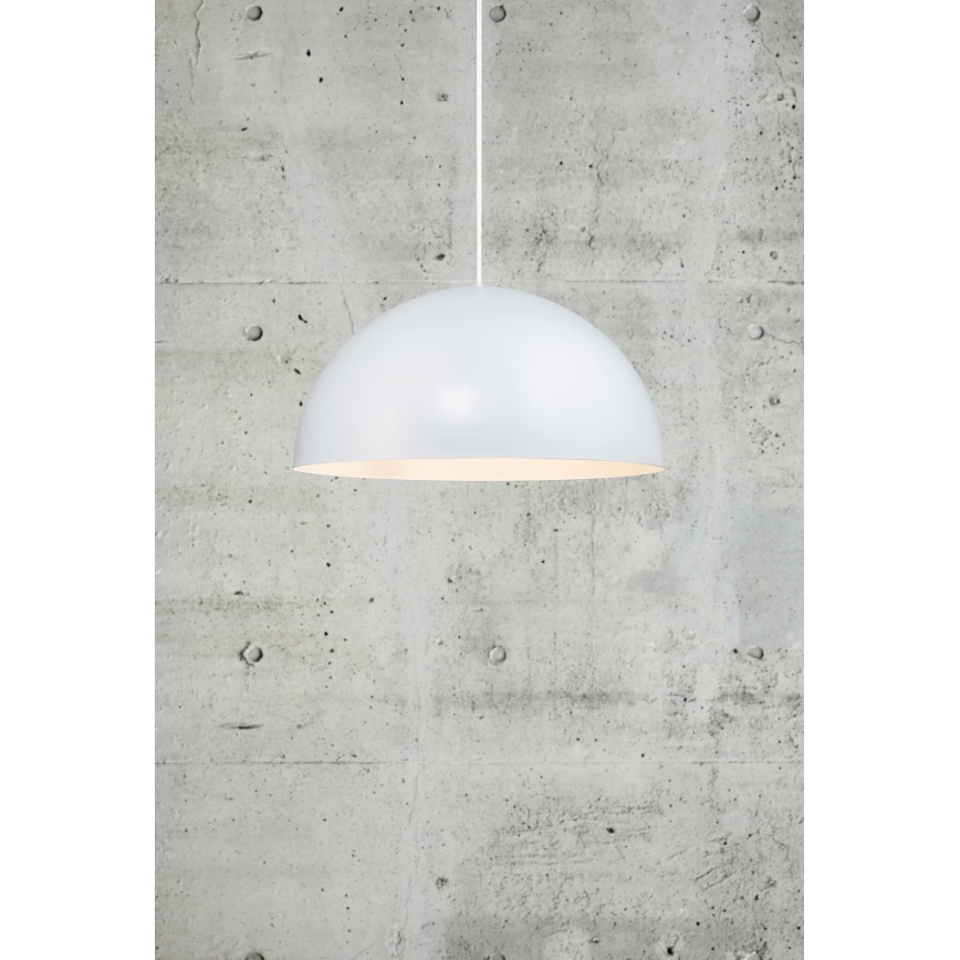 Nordlux - Kattokruunu johdossa ELLEN 1xE27/40W/230V halkaisija 40 cm valkoinen