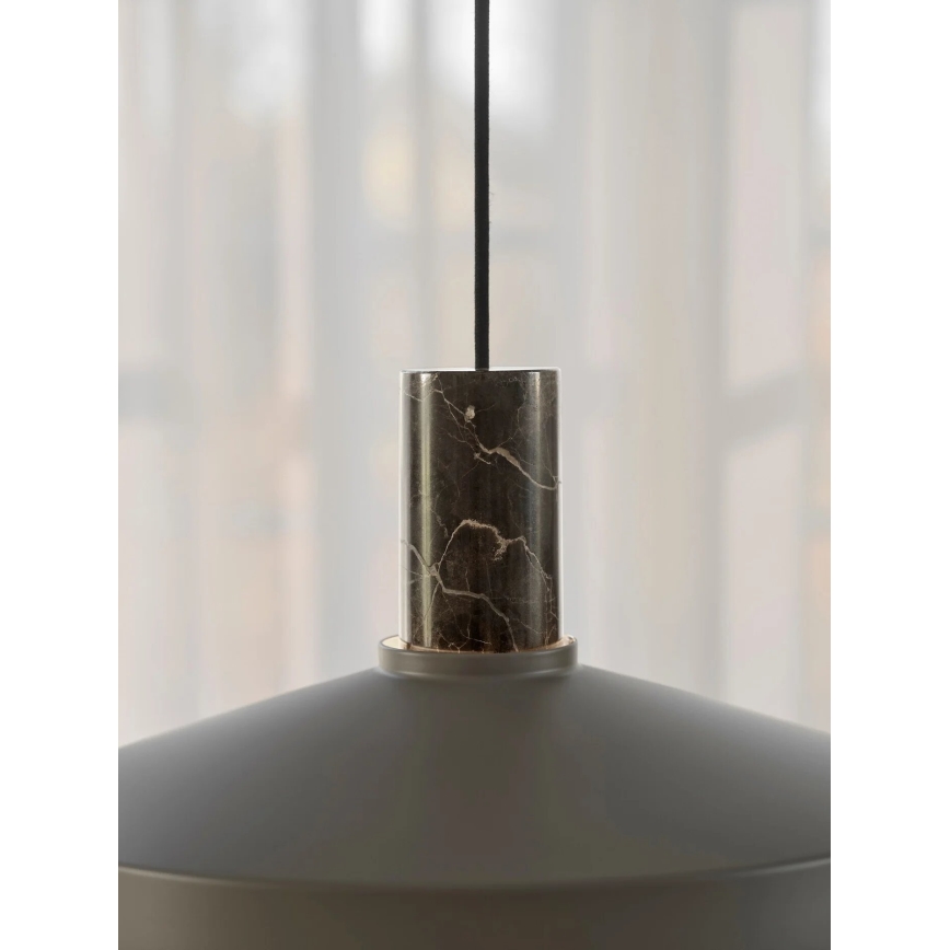 Nordlux - Kattokruunu johdossa ELVAS 1xE27/60W/230V halkaisija 37,5 cm ruskea