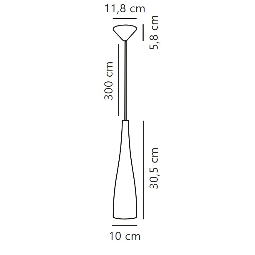 Nordlux - Kattokruunu johdossa EMBLA 1xE27/40W/230V musta
