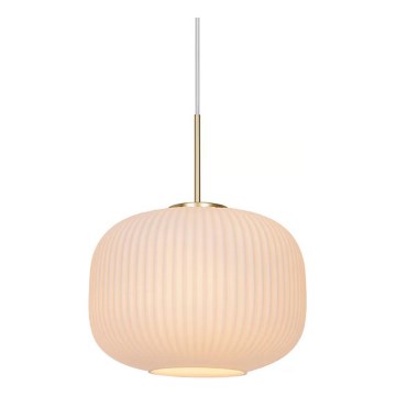 Nordlux - Kattokruunu johdossa MILFORD 1xE27/40W/230V halkaisija 30 cm valkoinen