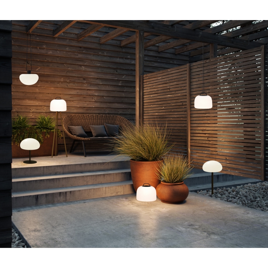 Nordlux - LED säädettävä ulkokäyttöön tarkoitettu kannettava valaisin KETTLE TO-GO LED/4,8W/3,7V 2x2200 mAh IP65