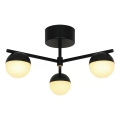 Nordlux - Kiinteä kattokruunu CONTINA 3xG9/5W/230V musta