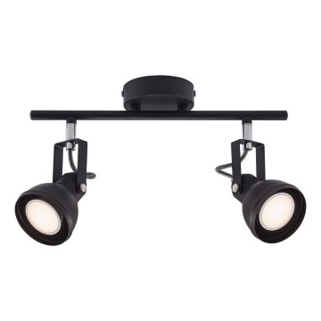 Nordlux - Kohdevalo ASLAK 2xGU10/35W/230V musta