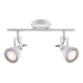 Nordlux - Kohdevalo ASLAK 2xGU10/35W/230V valkoinen