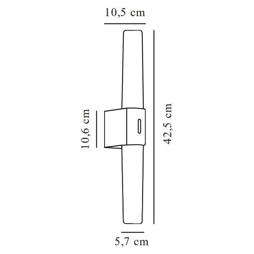 Nordlux - Kylpyhuoneen LED-peilivalo HELVA LED/9W/230V 3000K IP44