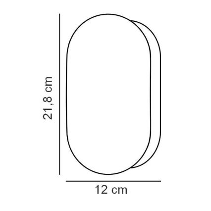 Nordlux - Kylpyhuoneen seinävalaisin FOAM 1xE27/55W/230V IP44 musta
