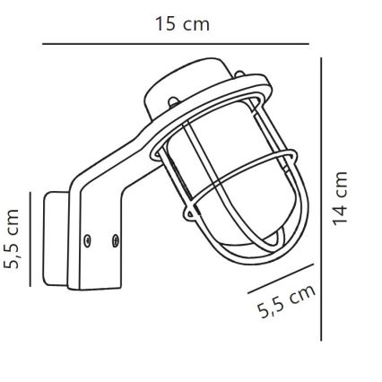 Nordlux - Kylpyhuoneen seinävalaisin MARINA 1xG9/40W/230V IP44 kiiltävä kromi
