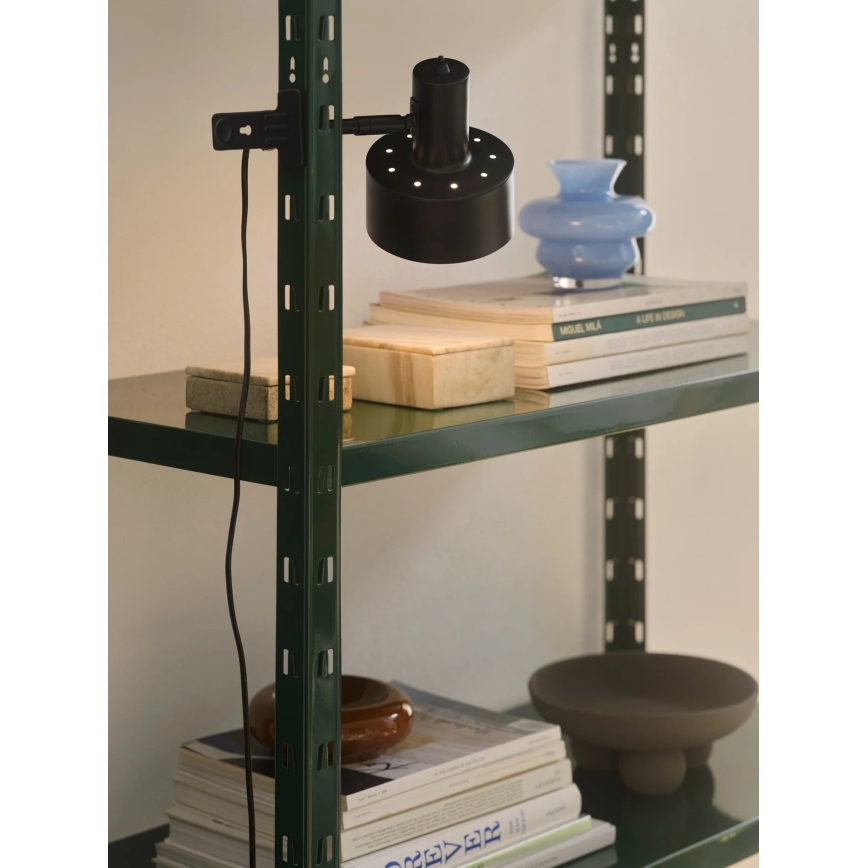 Nordlux - Lamppu kiinnikkeellä MATIS 1xE27/15W/230V musta