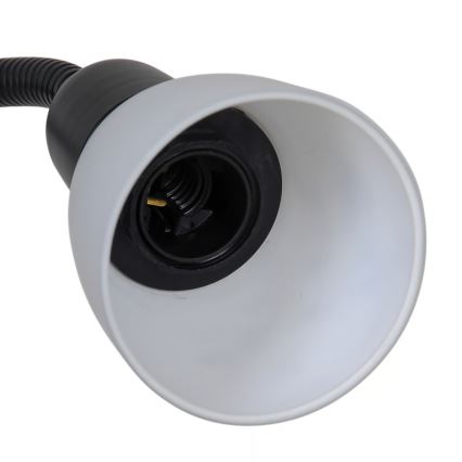 Nordlux - Lattialamppu LAURIA 1xE27/40W/230V + 1xE14/15W musta