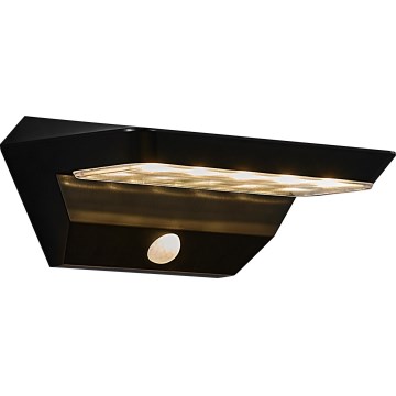 Nordlux - LED aurinkokennoseinävalaisin anturilla AGENA LED/5W/3,7V IP44 2200 mAh