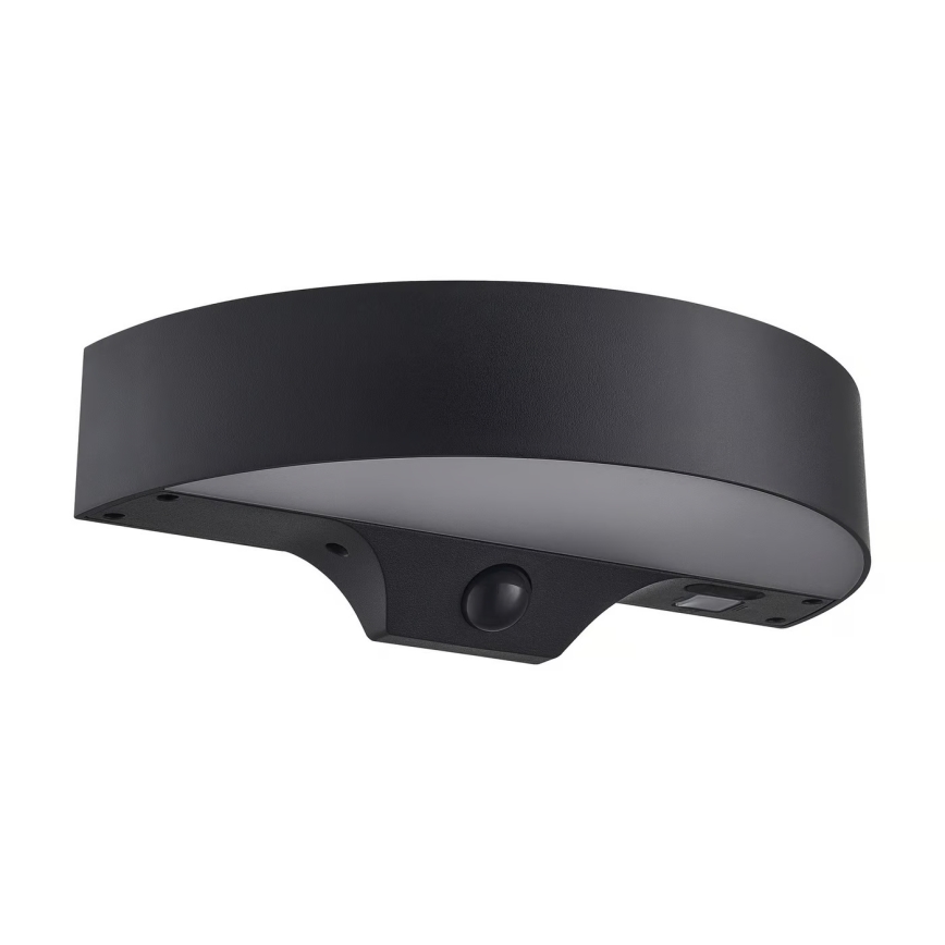 Nordlux - LED aurinkokennoseinävalaisin anturilla MONAY LED/5W/5V 3000K IP44 2000 mAh musta