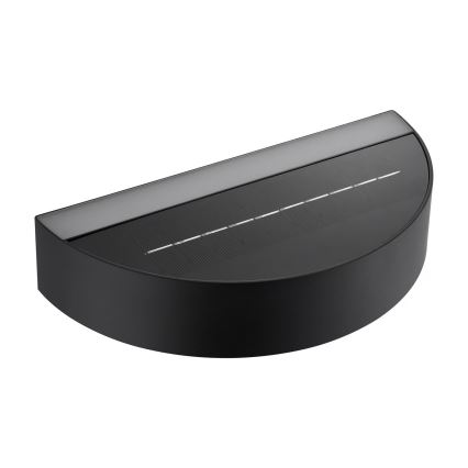 Nordlux - LED aurinkokennoseinävalaisin anturilla MONAY LED/5W/5V 3000K IP44 2000 mAh musta