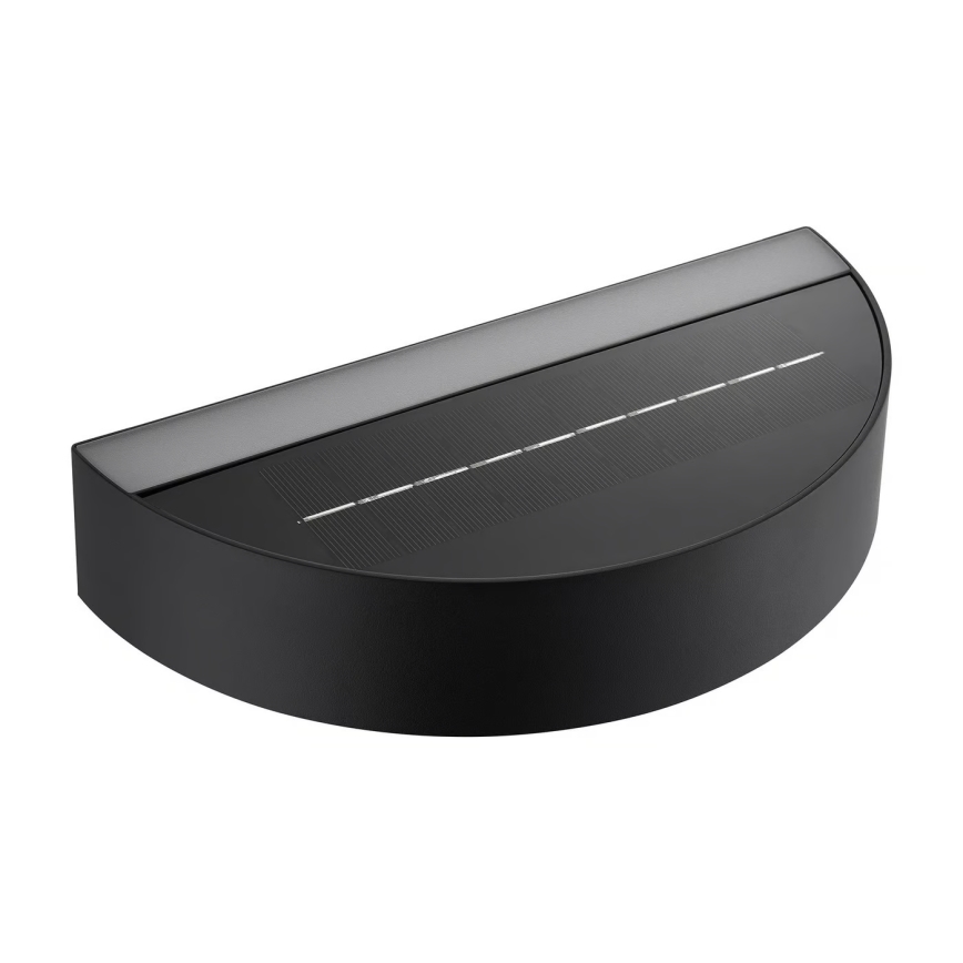 Nordlux - LED aurinkokennoseinävalaisin anturilla MONAY LED/5W/5V 3000K IP44 2000 mAh musta