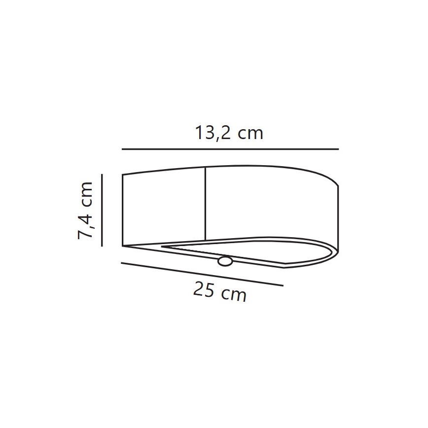 Nordlux - LED aurinkokennoseinävalaisin anturilla MONAY LED/5W/5V 3000K IP44 2000 mAh musta