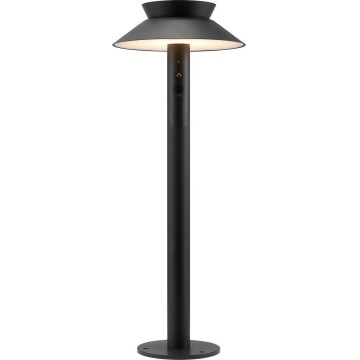 Nordlux - LED-aurinkovalaisin liiketunnistimella LED/5W/3,7V IP44 musta 60 cm