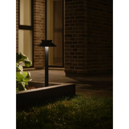 Nordlux - LED-aurinkovalaisin liiketunnistimella LED/5W/3,7V IP44 musta 60 cm