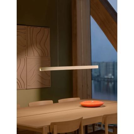 Nordlux - LED himmennettävä riippuvalaisin vaijerilla ILGAS LED/47W/230V 3000K valkoinen/saarni 115 cm