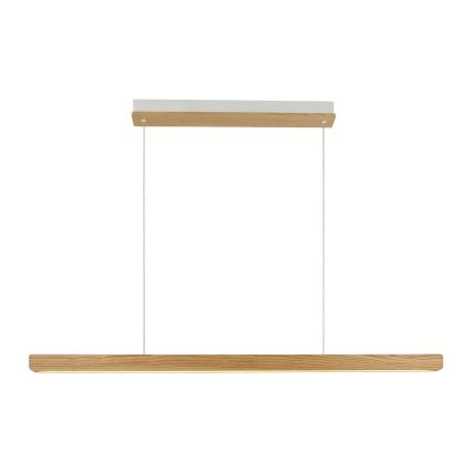 Nordlux - himmennettävä LED-riippuvalaisin johdolla ILGAS LED/47W/230V 3000K beige/valkoinen/saarni 115 cm