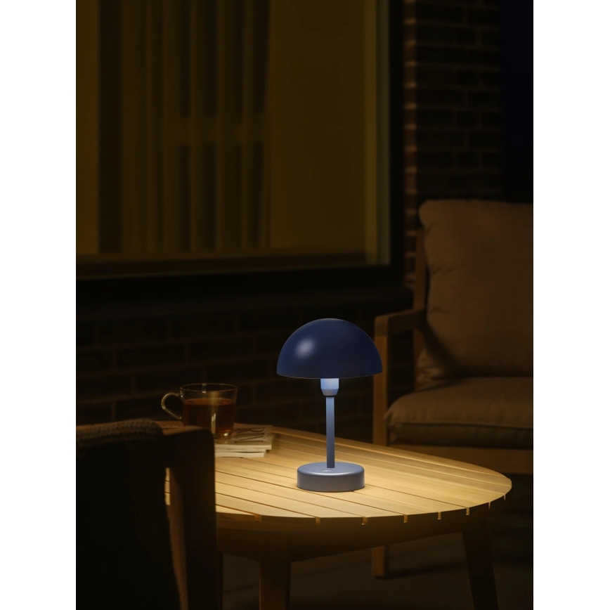 Nordlux - LED Himennettävä ladattava kosketustoiminen ulkokäyttöön tarkoitettu pöytälamppu ELLEN LED/2,8W/3,7V 2200 mAh IP44 sininen