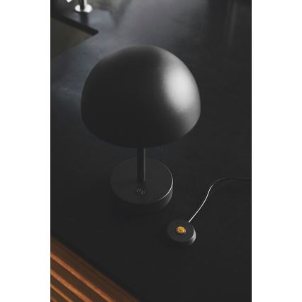 Nordlux - LED Himmennettävä ladattava ulkokäyttöön tarkoitettu pöytälamppu ELLEN LED/2,8W/3,7V 2200 mAh IP44 musta