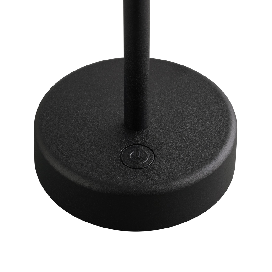 Nordlux - LED Himmennettävä ladattava ulkokäyttöön tarkoitettu pöytälamppu ELLEN LED/2,8W/3,7V 2200 mAh IP44 musta