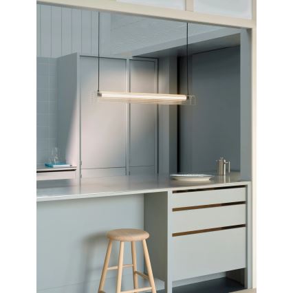Nordlux - LED Himennettävä riippuvalaisin kaapelilla ALIANI LED/20W/230V 3000K 100 cm musta/läpinäkyvä