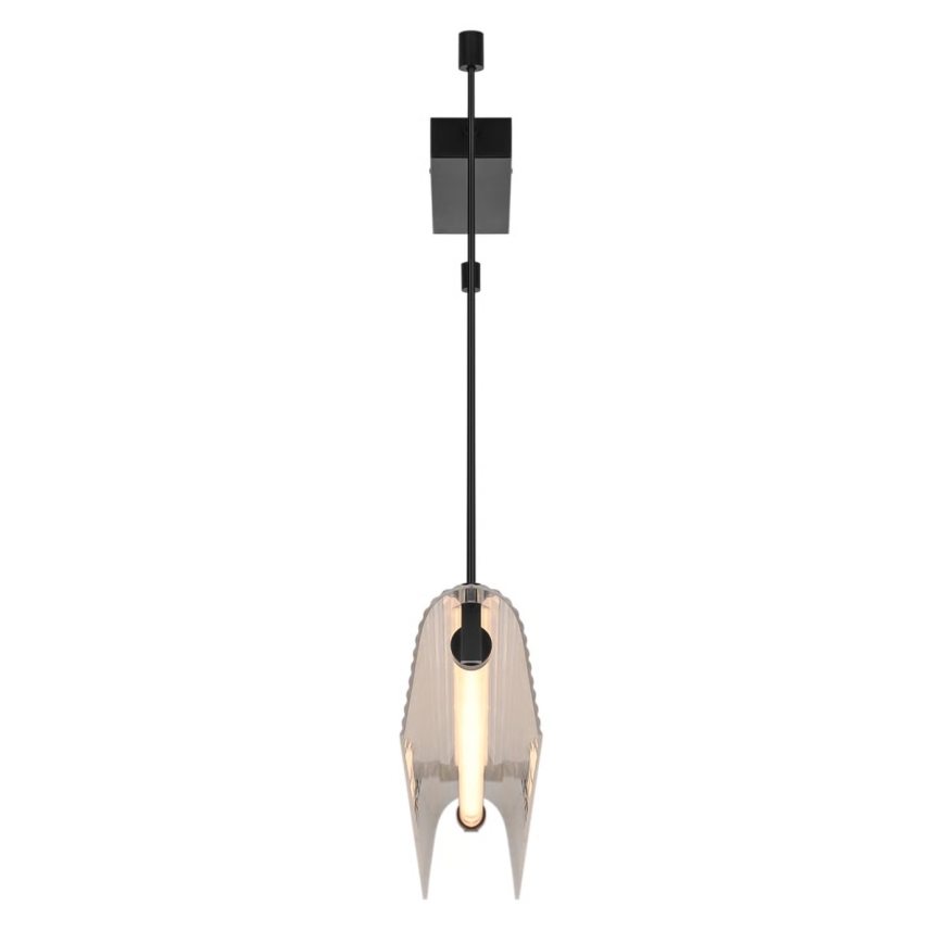 Nordlux - LED Himennettävä riippuvalaisin kaapelilla ALIANI LED/20W/230V 3000K 100 cm musta/läpinäkyvä