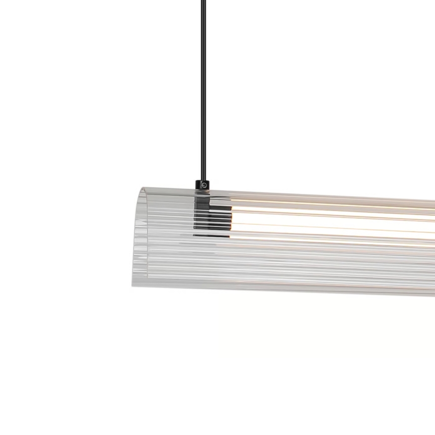 Nordlux - LED Himennettävä riippuvalaisin kaapelilla ALIANI LED/20W/230V 3000K 100 cm musta/läpinäkyvä