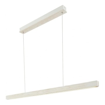 Nordlux - LED himmennettävä riippuvalaisin vaijerilla ILGAS LED/47W/230V 3000K valkoinen/saarni 115 cm
