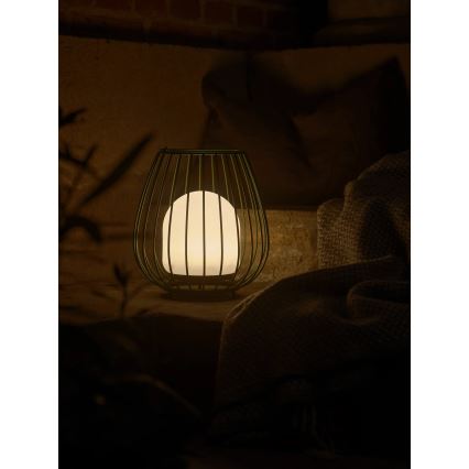 Nordlux - JIM TO-GO, himmennettävä ulkokäyttöön tarkoitettu kannettava LED-valaisin LED/3W/3,7V IP54 5000 mAh, vihreä