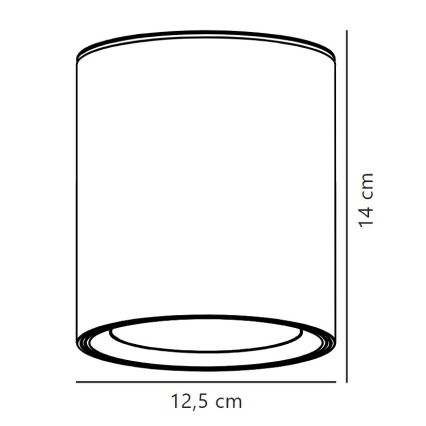Nordlux - LED-himmennettävä kylpyhuoneen kohdevalaisin LANDON LED/6,5W/230V IP44 musta