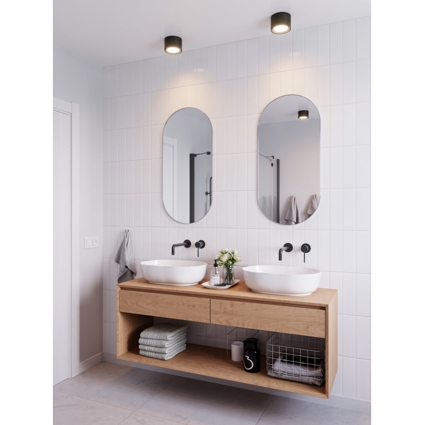 Nordlux - himmennettävä LED-kohdevalaisin kylpyhuoneeseen LANDON LED/6,5W/230V IP44 musta