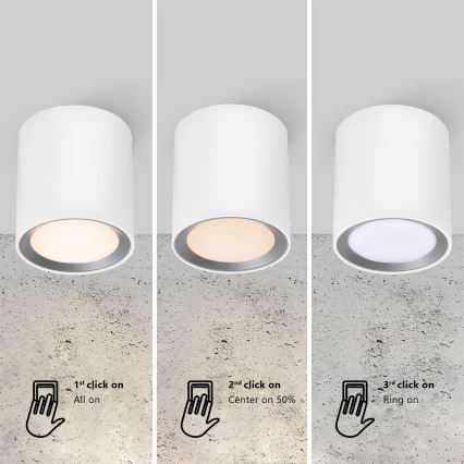 Nordlux - LED-himmennettävä kylpyhuoneen kohdevalaisin LANDON LED/6,5W/230V IP44 valkoinen