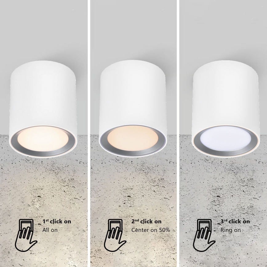 Nordlux - LED-himmennettävä kylpyhuoneen kohdevalaisin LANDON LED/6,5W/230V IP44 valkoinen