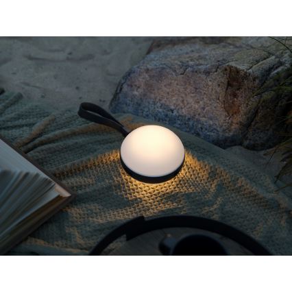 Nordlux - LED säädettävä ulkokäyttöön tarkoitettu kannettava valaisin BRING TO-GO LED/1W/3,7V IP54 1500 mAh musta