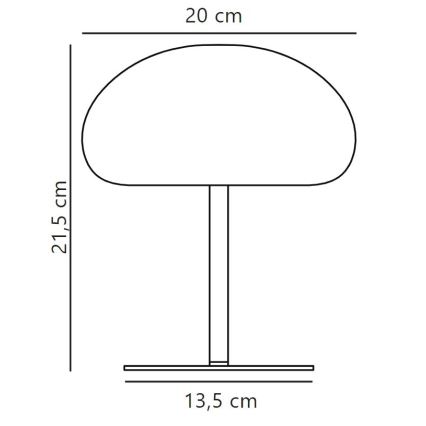 Nordlux - LED himmennettävä ulkokäyttöön tarkoitettu pöytävalaisin SPONGE LED/4,8W/3,7V IP65 4400 mAh