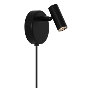 Nordlux - LED-seinäspotti OMARI LED/3,2W/230V musta