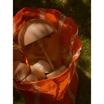 Nordlux - LED himmennettävä ladattava ulkokäyttöön tarkoitettu pöytälamppu ELLEN LED/2,8W/3,7V 2200 mAh IP44 ruskea