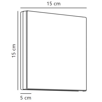 Nordlux - LED-ulkoseinävalaisin ARTEGO LED/7,2W/230V 3000K IP54 musta