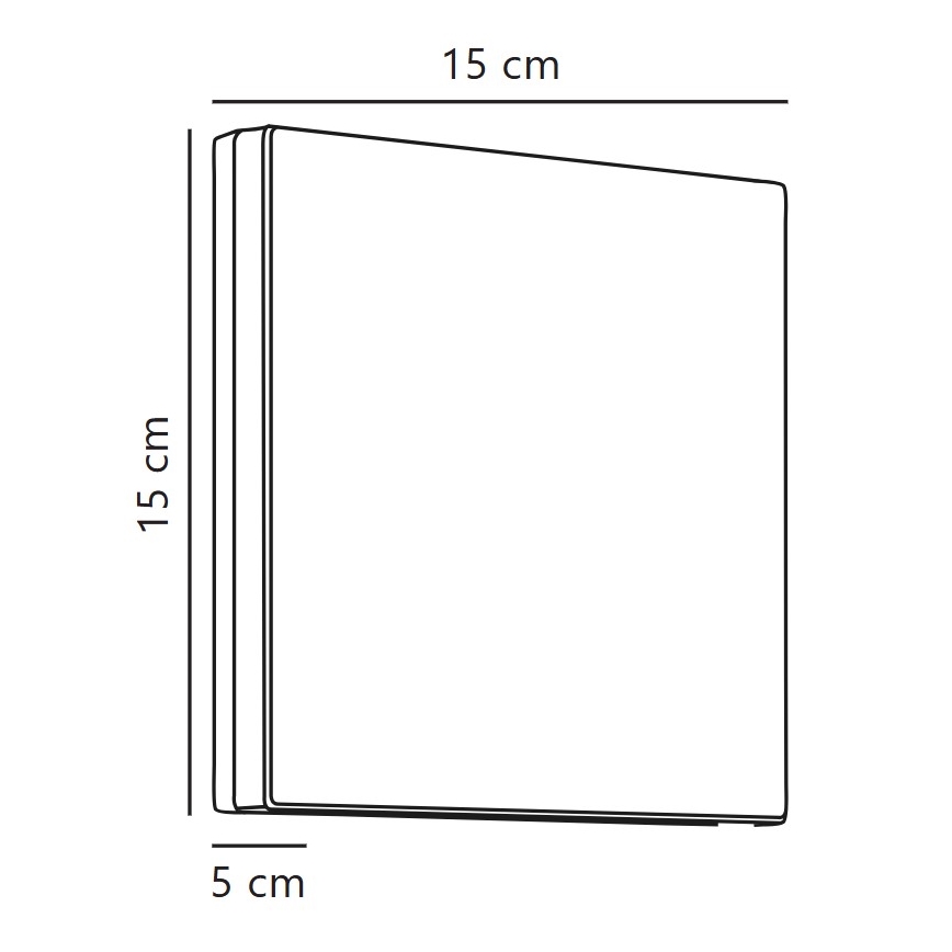Nordlux - LED-ulkoseinävalaisin ARTEGO LED/7,2W/230V 3000K IP54 musta