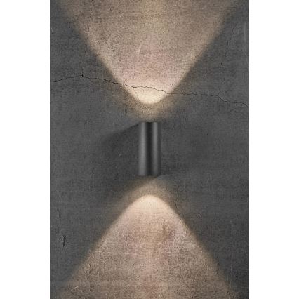 Nordlux - LED-ulkoseinävalaisin ASBOL LED/13,3W/230V 3000K IP44 musta