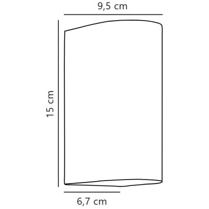 Nordlux - LED-ulkoseinävalaisin ASBOL LED/13,3W/230V 3000K IP44 musta